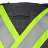 Pioneer Break Away Zip Vest, Black, Small V1021170U-S